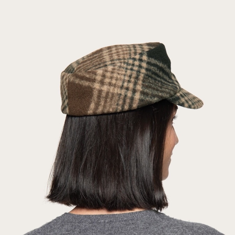 Frye Plaid Engineer Cap